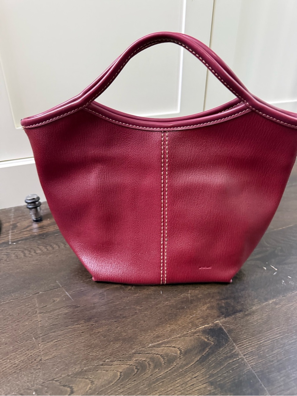 Women's Small Tote Bag in Berry